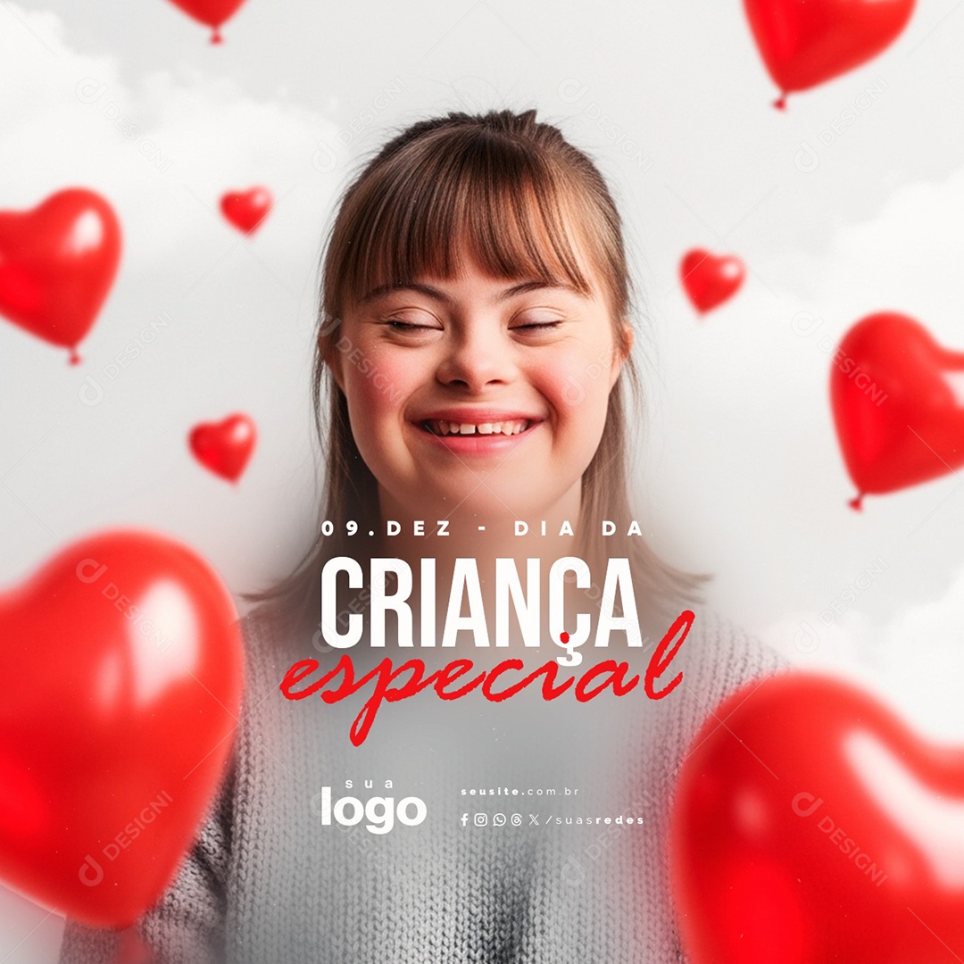 Dia da Criança Especial 09 de Dezembro Social Media PSD Editável