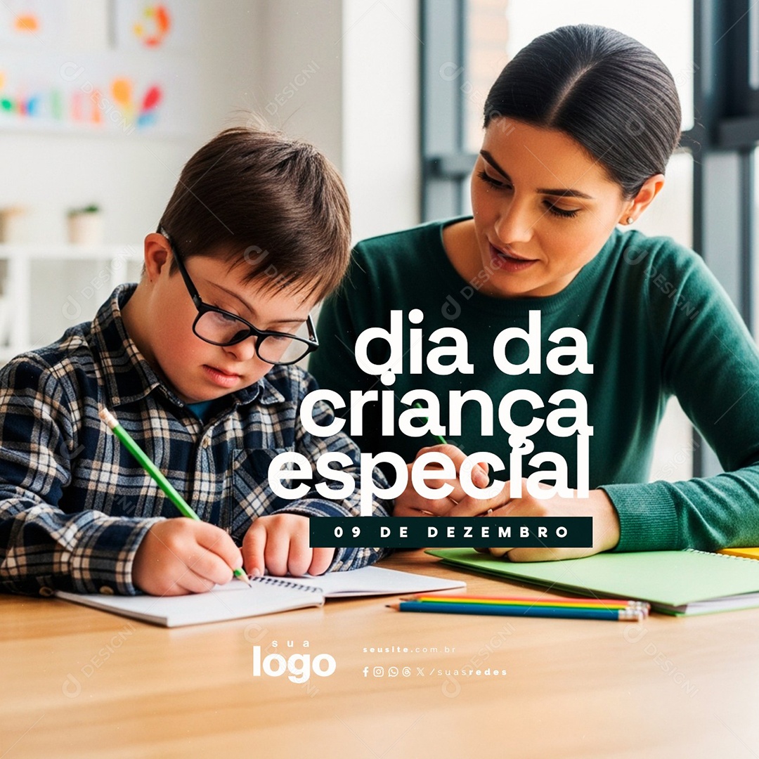 Dia da Criança Especial 09 de Dezembro Social Media PSD Editável