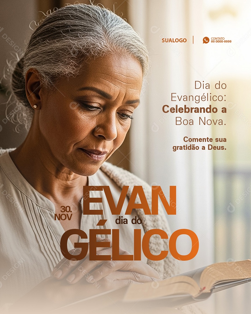 Dia do Evangélico 30 de Novembro Social Media PSD Editável