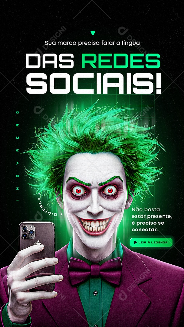 Story Marketing Digital Das Redes Sociais Social Media PSD Editável