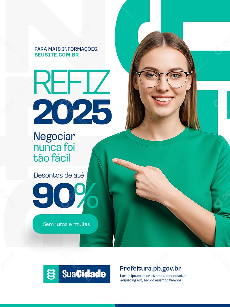 Refis 2025 Negociar Nunca Foi Tão Fácil Social Media PSD Editável