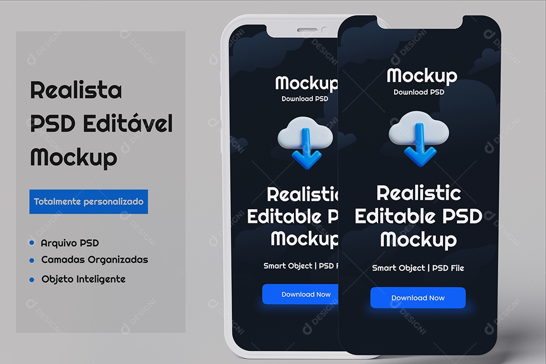 Iphone Clay Tela Mockup PSD
