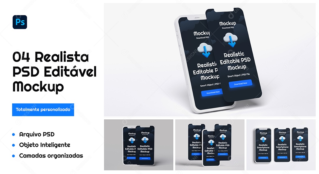 Iphone Clay Tela Mockup PSD