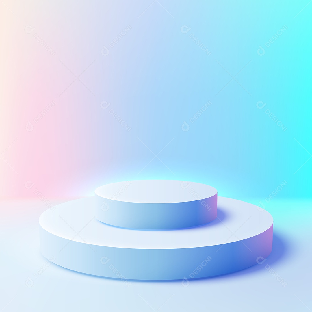 Modelo de Cenário de Pódio Vetor EPS Editável