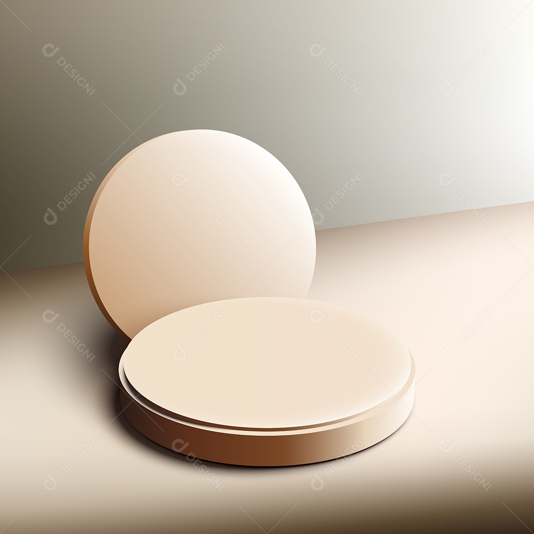 Modelo de Cenário de Pódio Vetor EPS Editável