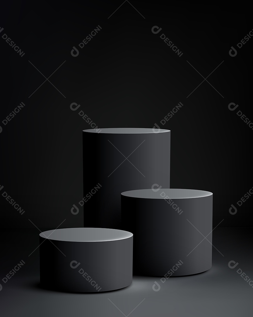 Modelo de Cenário de Pódio Vetor EPS Editável