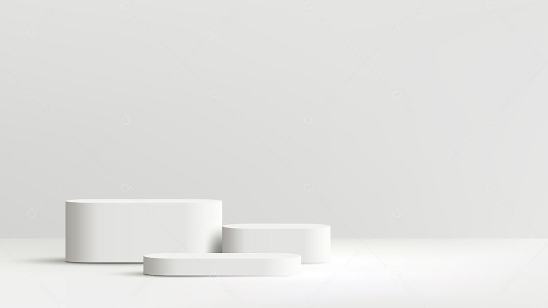 Modelo de Cenário de Pódio Vetor EPS Editável