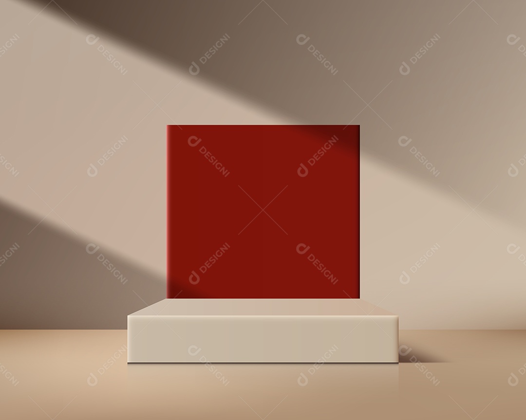 Modelo de Cenário de Pódio Vetor EPS Editável