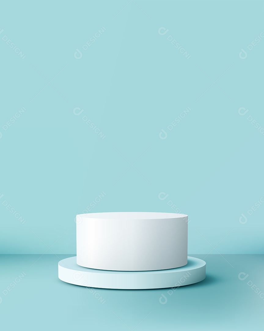 Modelo de Pódio Vetor Ilustração EPS Editável