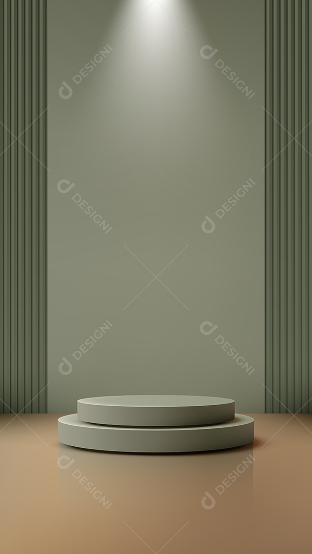 Modelo de Pódio Vetor Ilustração EPS Editável