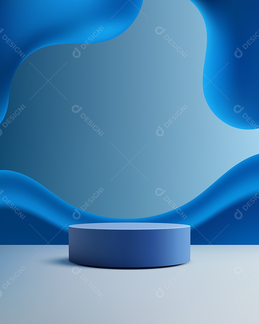 Modelo de Pódio Vetor Ilustração EPS Editável