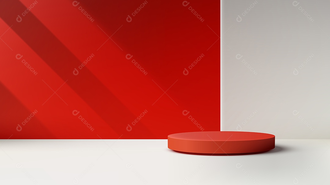 Modelo de Pódio Vetor Ilustração EPS Editável