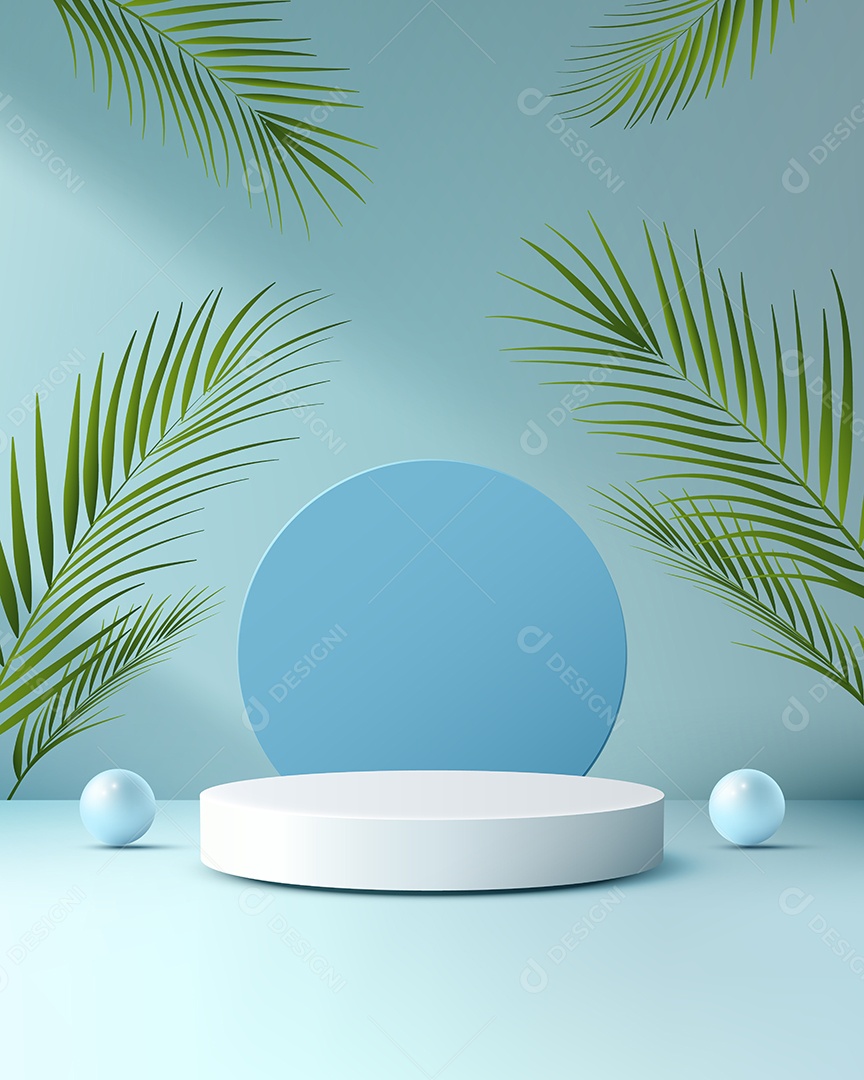 Modelo de Pódio Vetor Ilustração EPS Editável