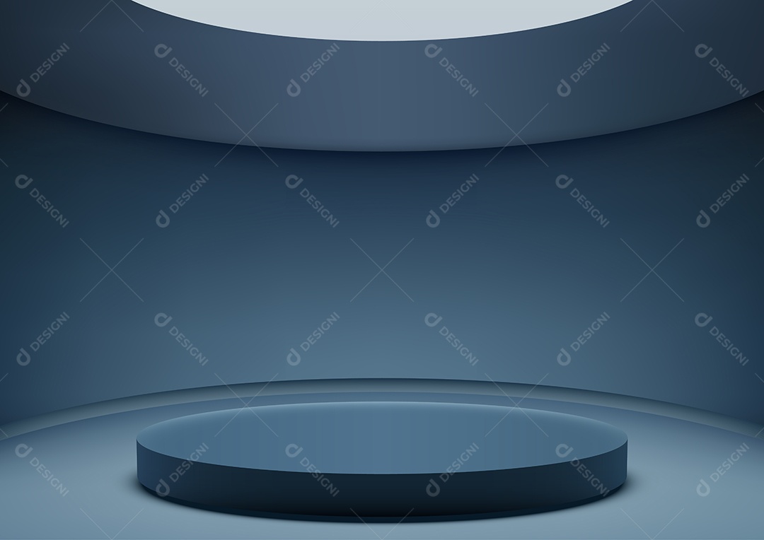 Modelo de Pódio Vetor Ilustração EPS Editável