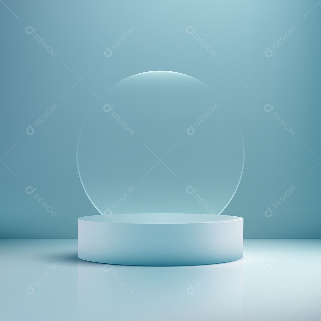 Modelo de Pódio Vetor Ilustração EPS Editável