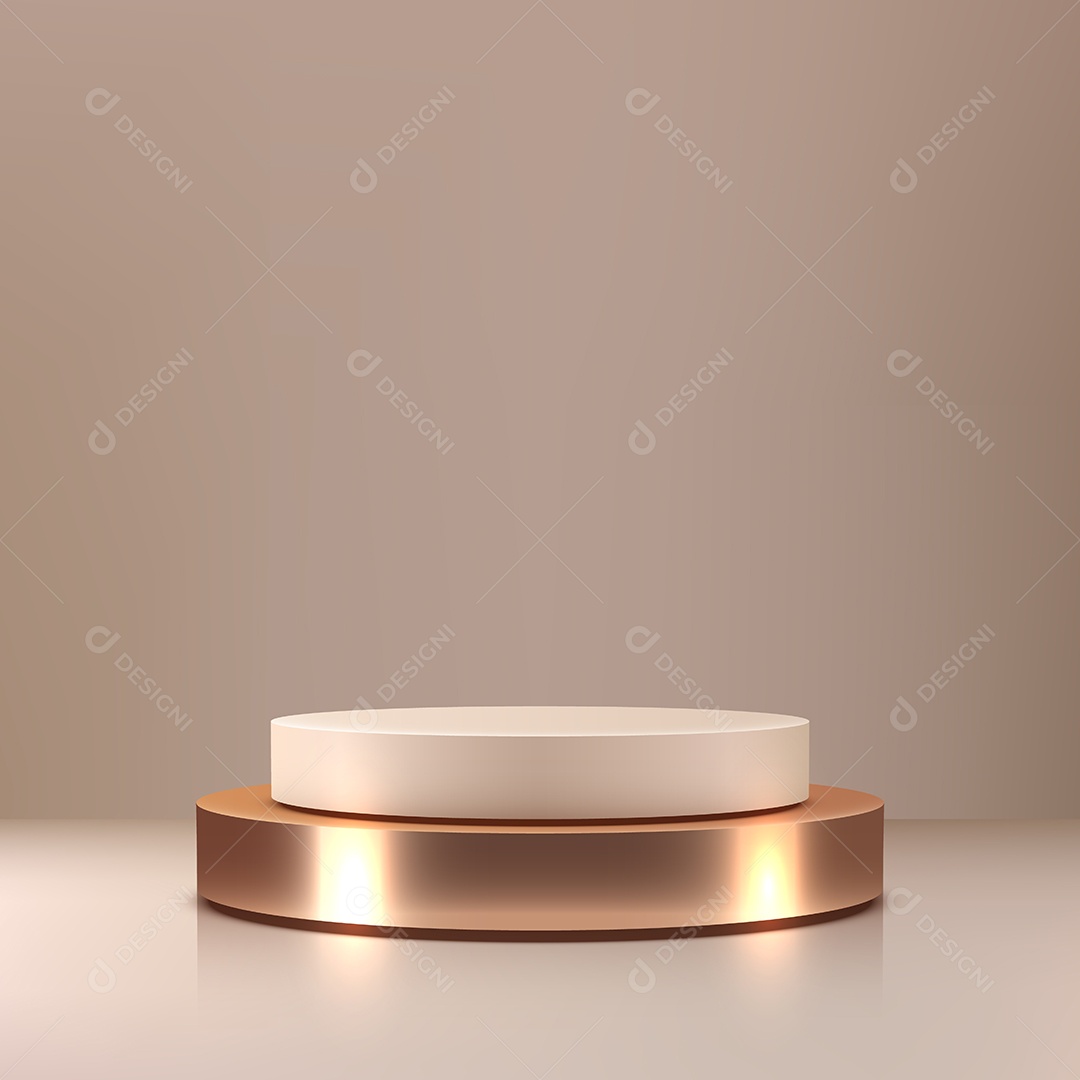 Modelo de Pódio Vetor Ilustração EPS Editável