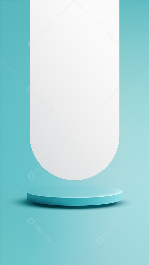 Modelo de Pódio Vetor Ilustração EPS Editável