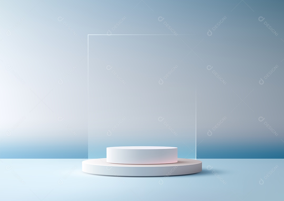 Modelo de Cenário de Pódio Vetor EPS Editável