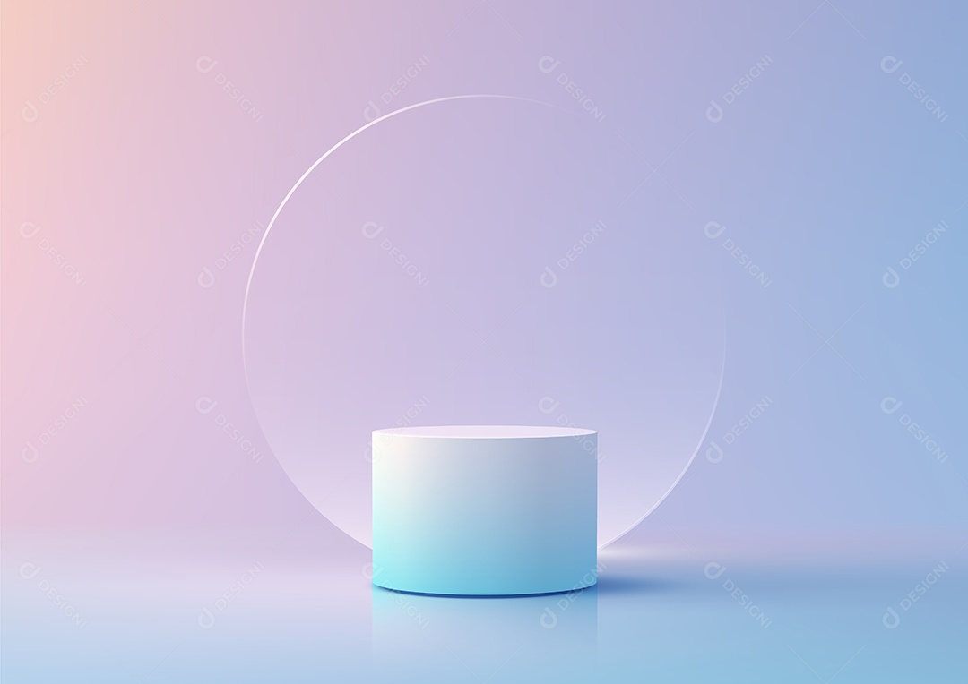 Modelo de Cenário de Pódio Vetor EPS Editável