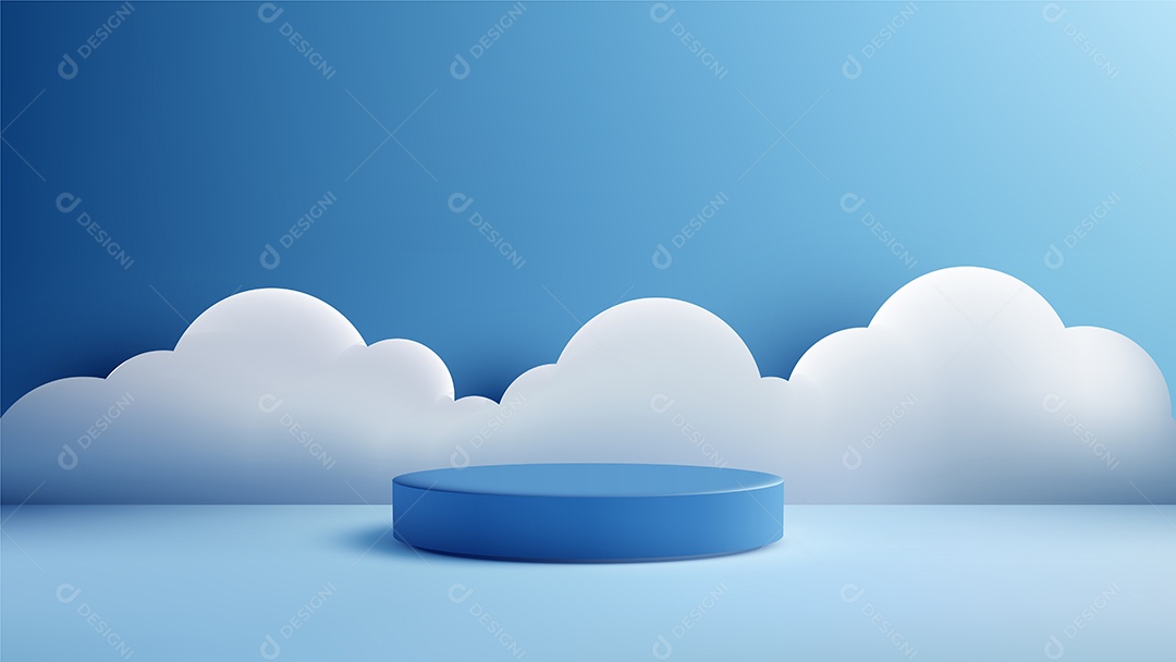 Modelo de Cenário de Pódio Vetor EPS Editável