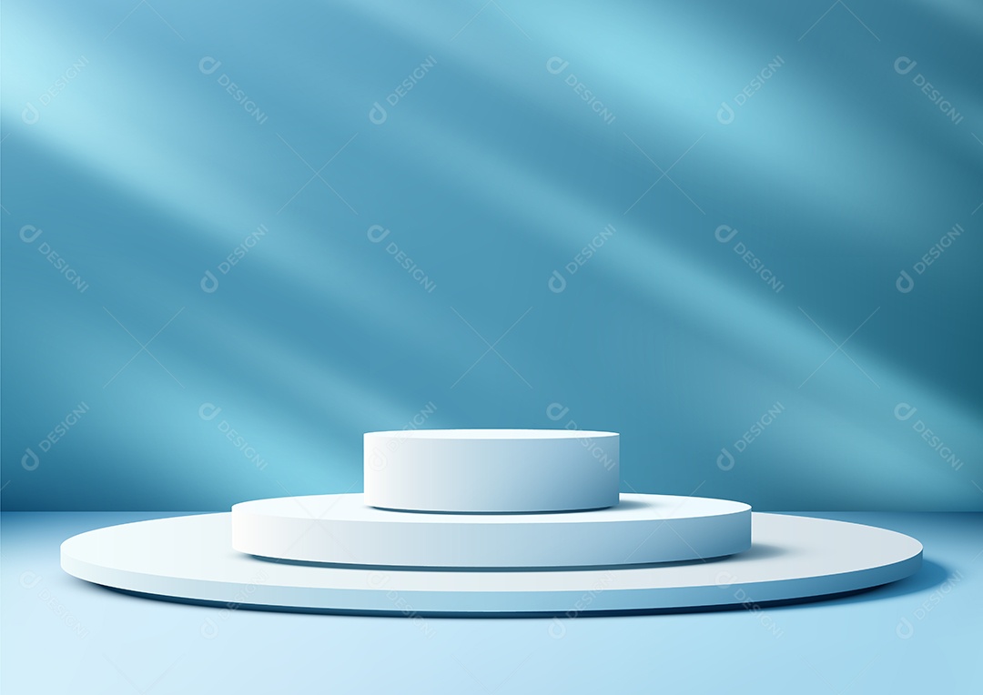 Modelo de Cenário de Pódio Vetor EPS Editável