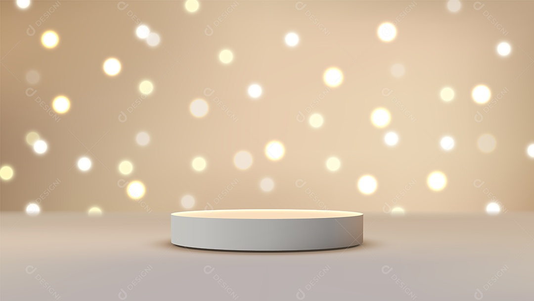 Modelo de Cenário de Pódio Vetor EPS Editável