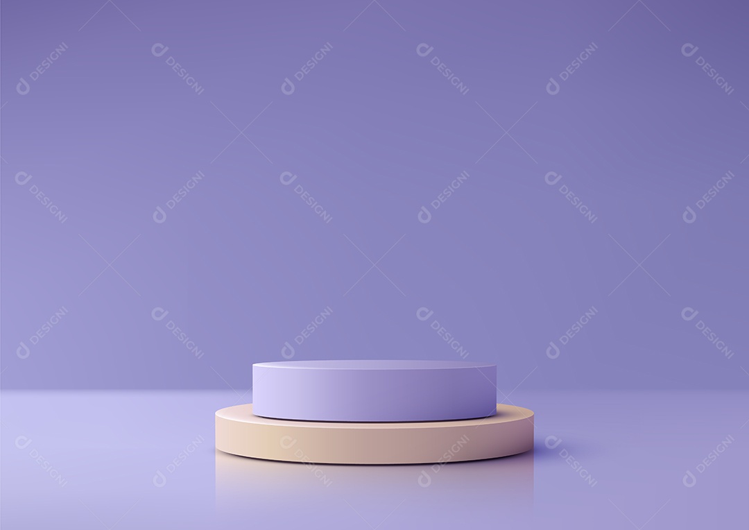 Modelo de Cenário de Pódio Vetor EPS Editável