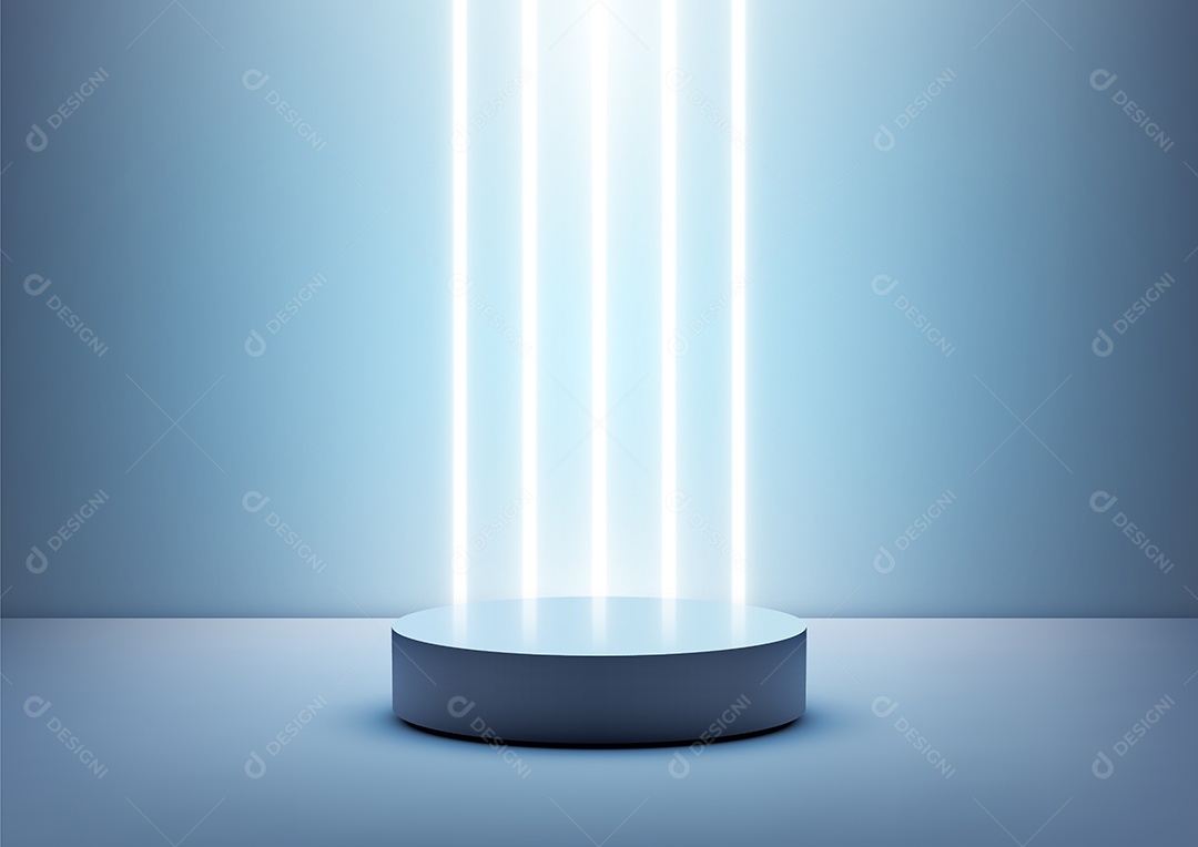 Modelo de Cenário de Pódio Vetor EPS Editável