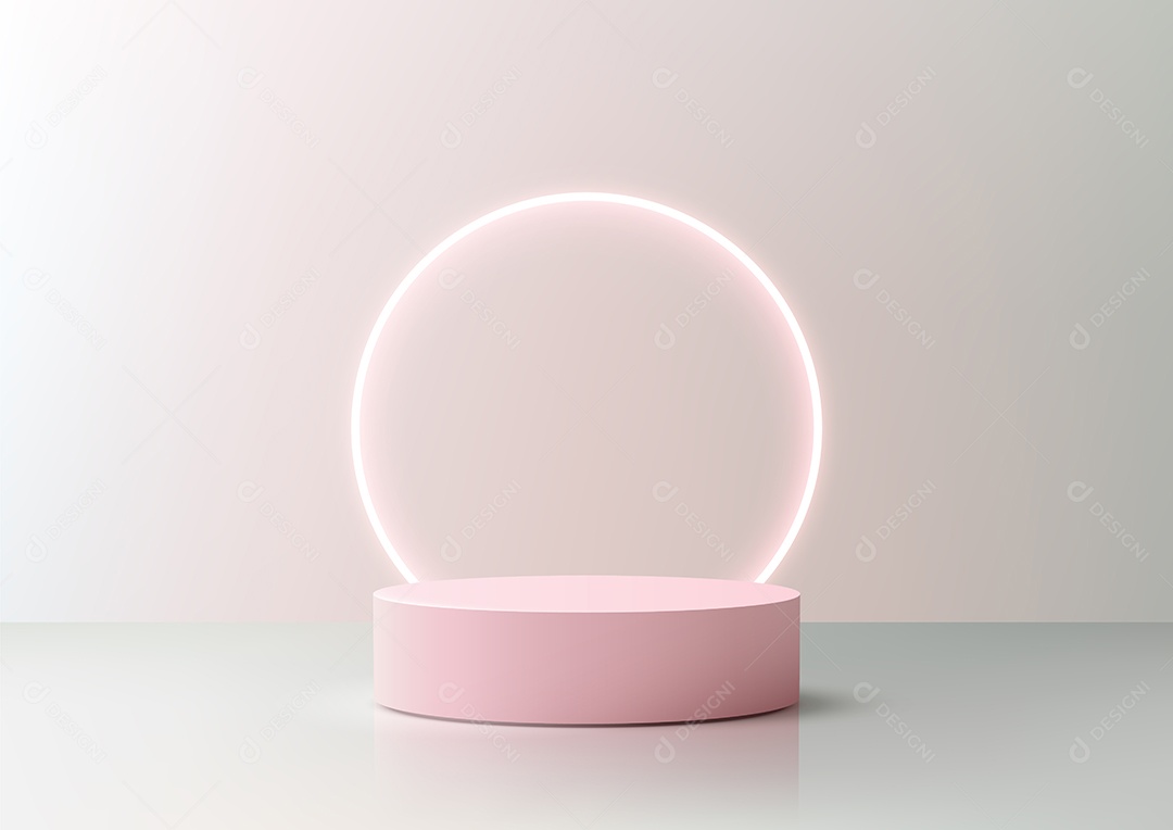 Modelo de Cenário de Pódio Vetor EPS Editável