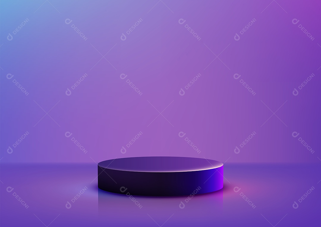 Modelo de Cenário de Pódio Vetor EPS Editável