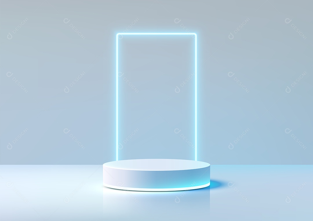 Modelo de Cenário de Pódio Vetor EPS Editável