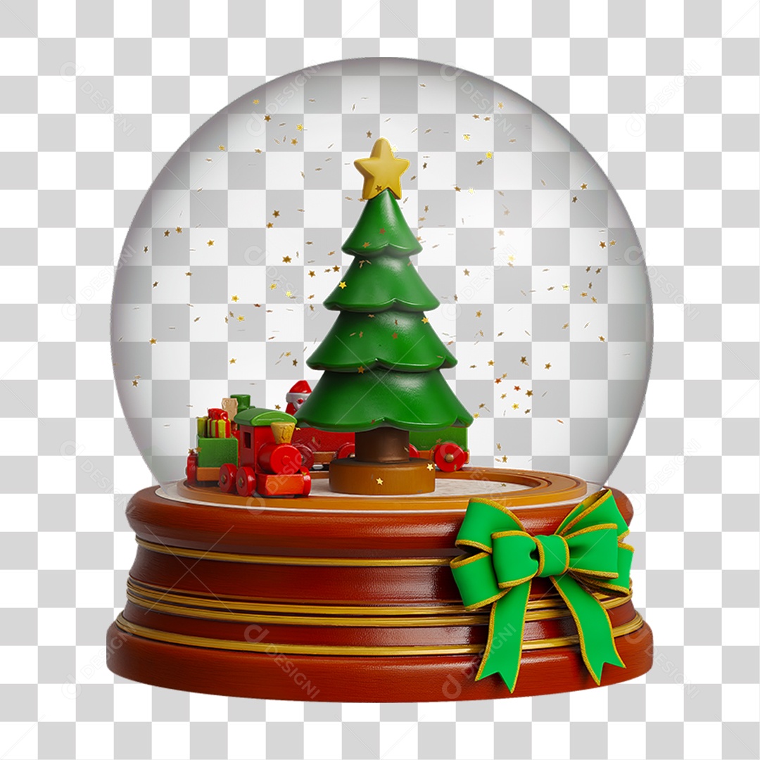 Globo de Natal PNG Transparente