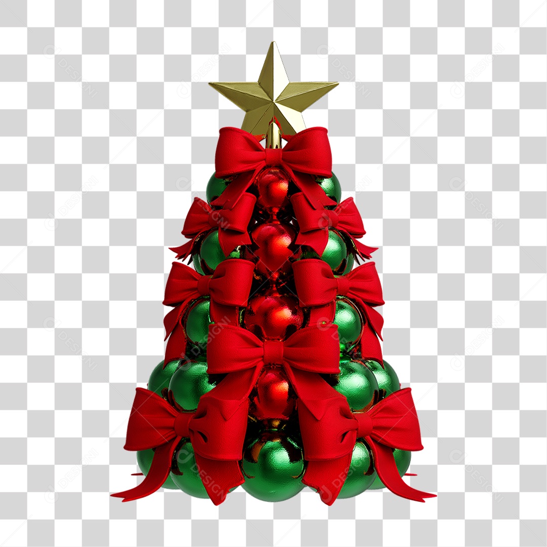 Árvore de Natal PNG Transparente