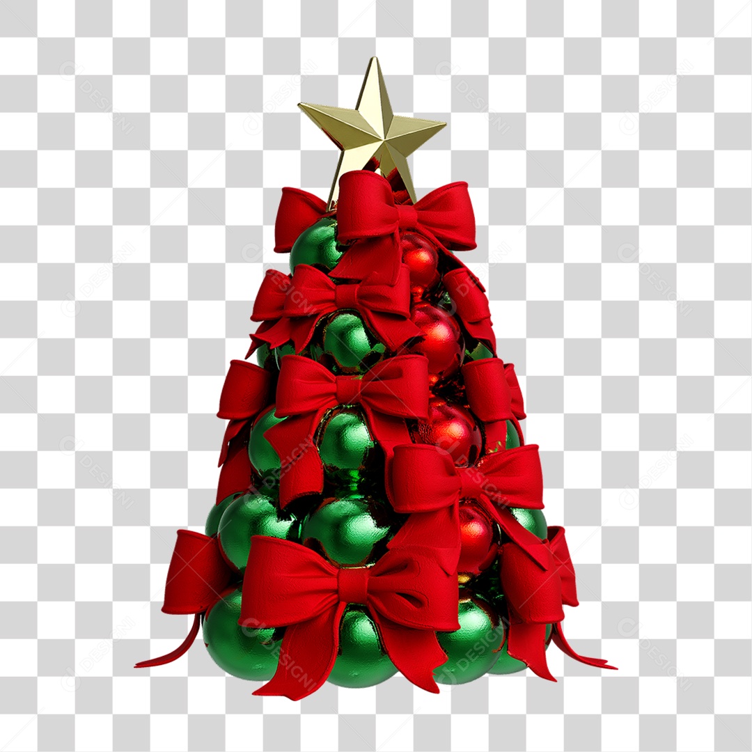 Árvore de Natal PNG Transparente