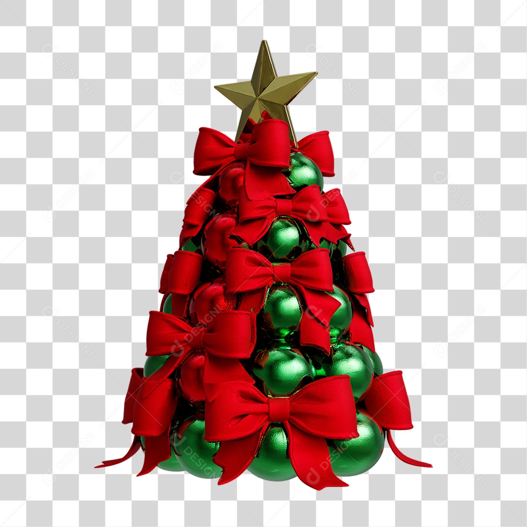 Árvore de Natal PNG Transparente