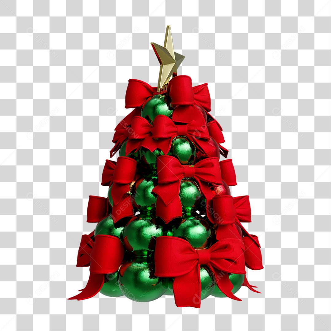 Árvore de Natal PNG Transparente