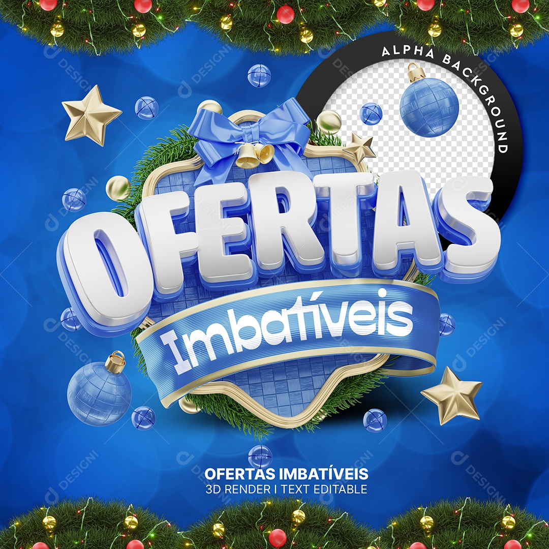 Ofertas Imbatíveis Selo 3D para Composição PSD