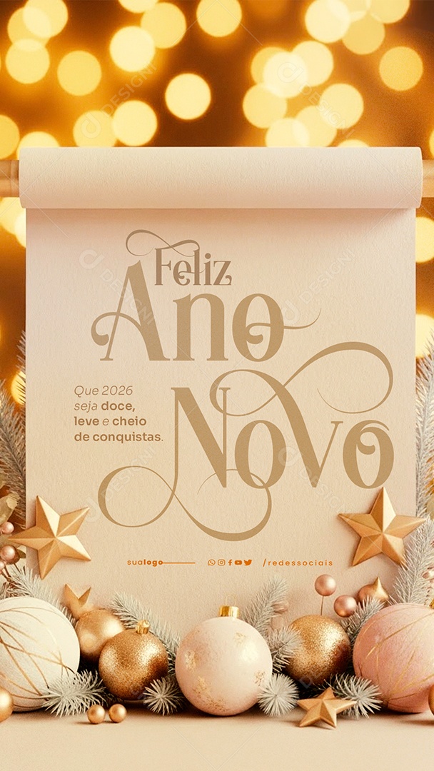 Story Feliz Natal 25 de Dezembro Social Media PSD Editável