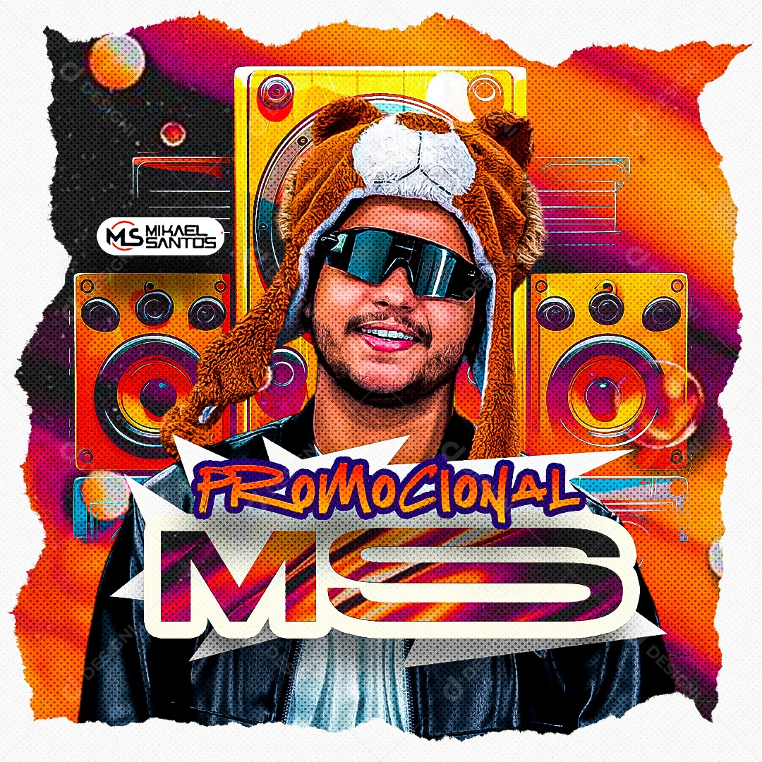 Flyer Promocional MS Social Media PSD Editável