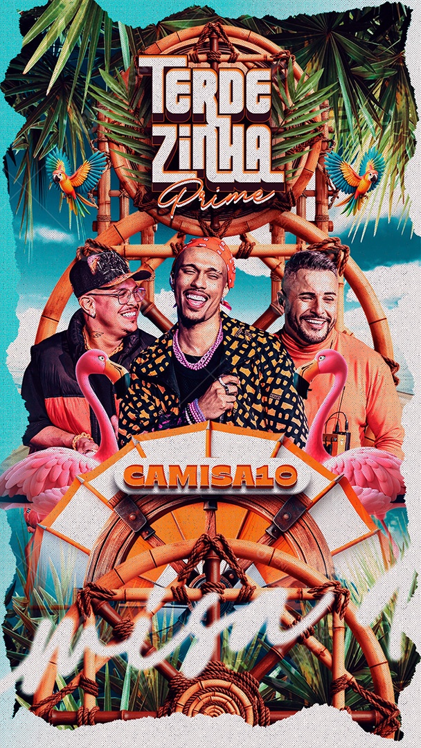 Flyer Story Tardezinha Prime Camisa10 Social Media PSD Editável