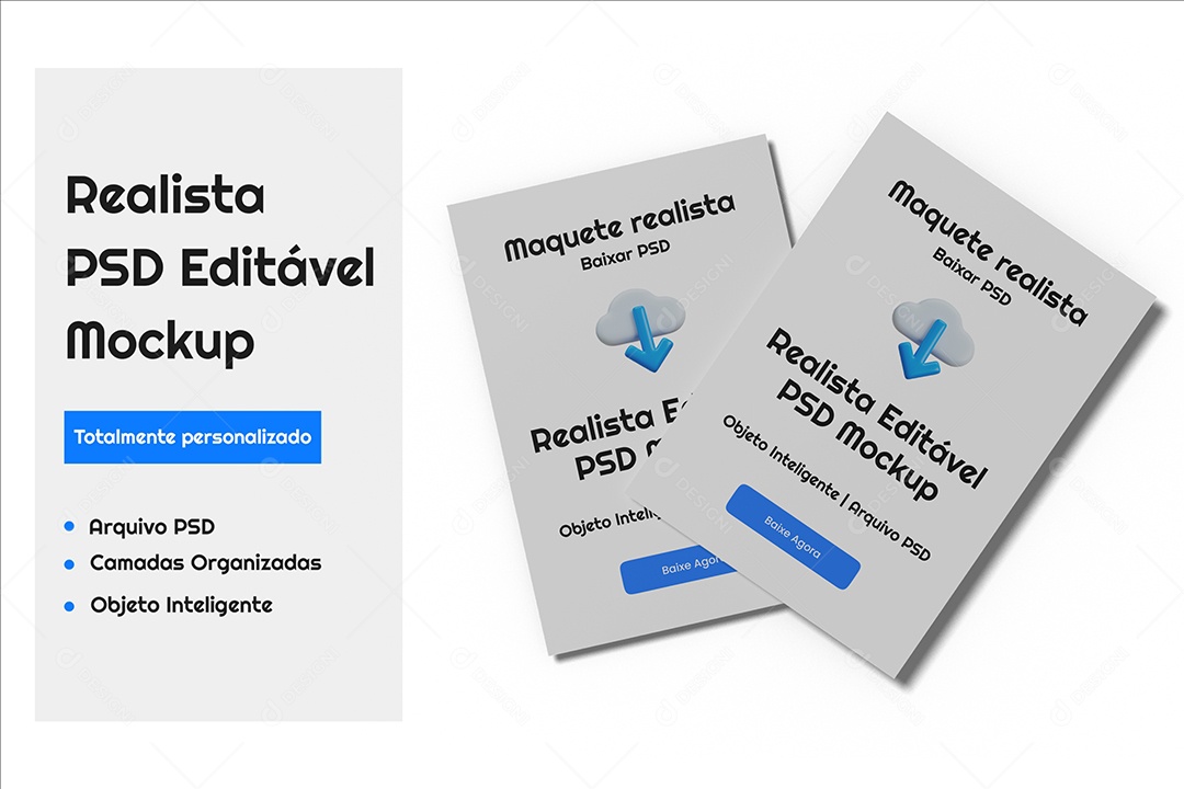 Mockup Maquete Folhetos PSD