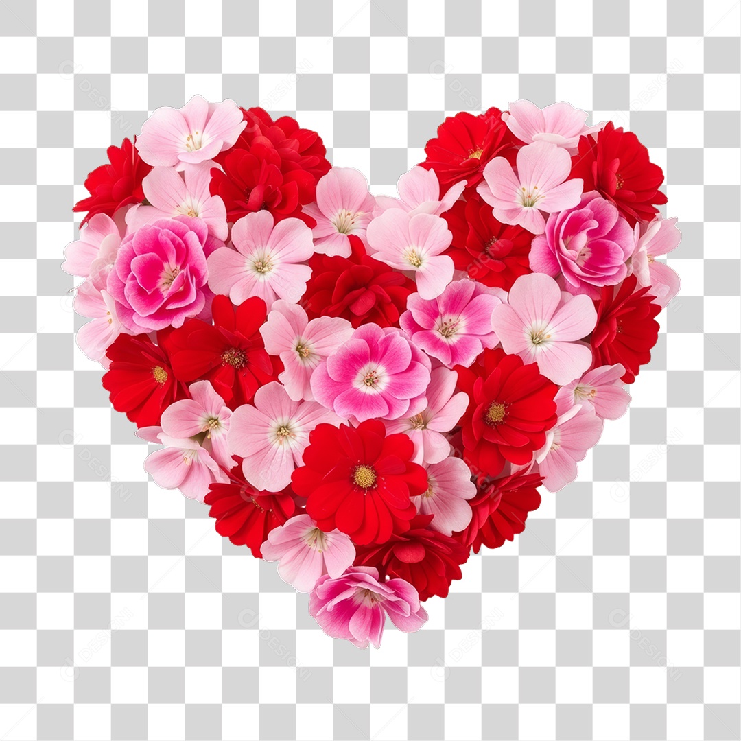 Flores Rosas Dia da Mulher PNG Transparente