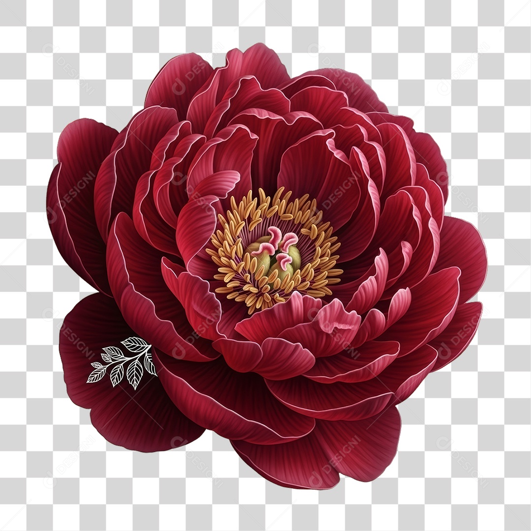 Flores Rosas Dia da Mulher PNG Transparente