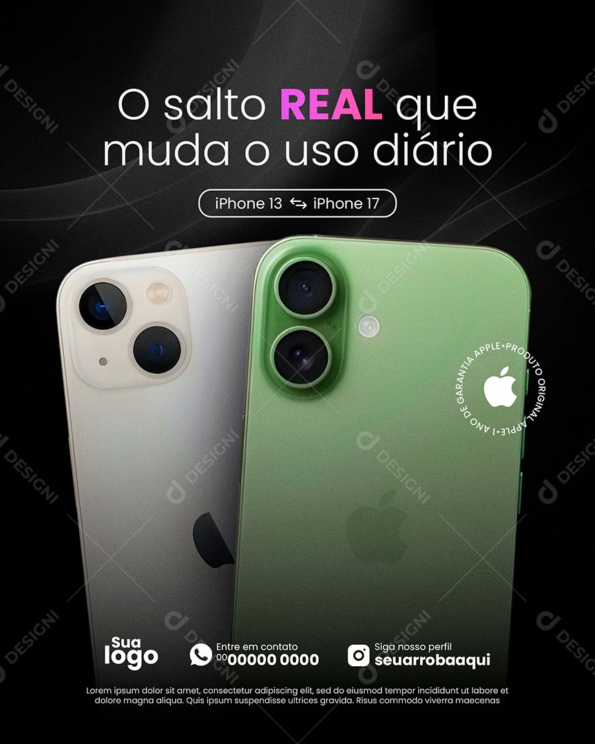 Loja da Apple Black Friday O Salto Real Que Muda o Uso Diário Social Media PSD Editável