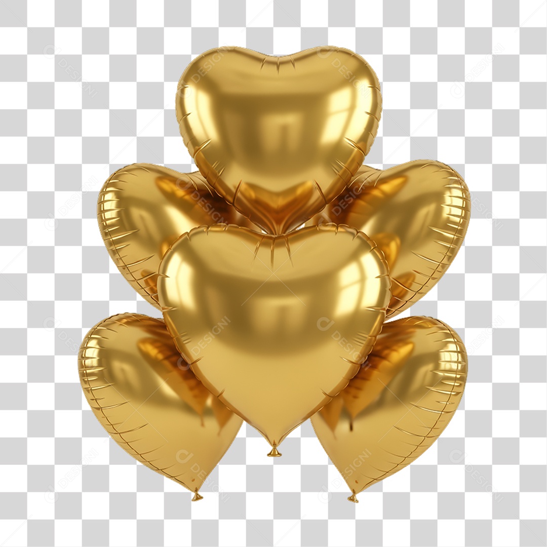 Decoração Balões Dia da Mulher PNG Transparente