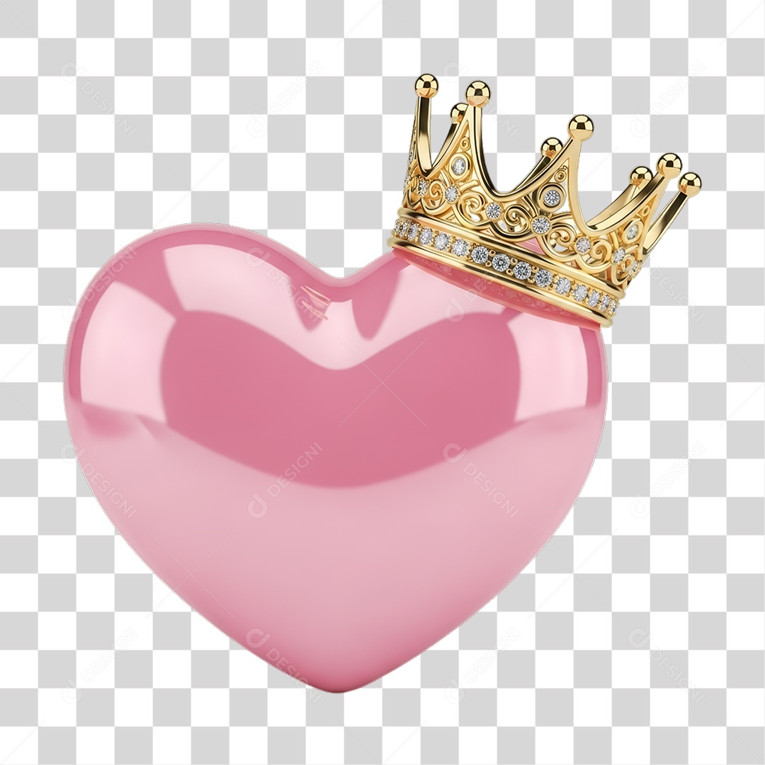 Coração Dia da Mulher PNG Transparente