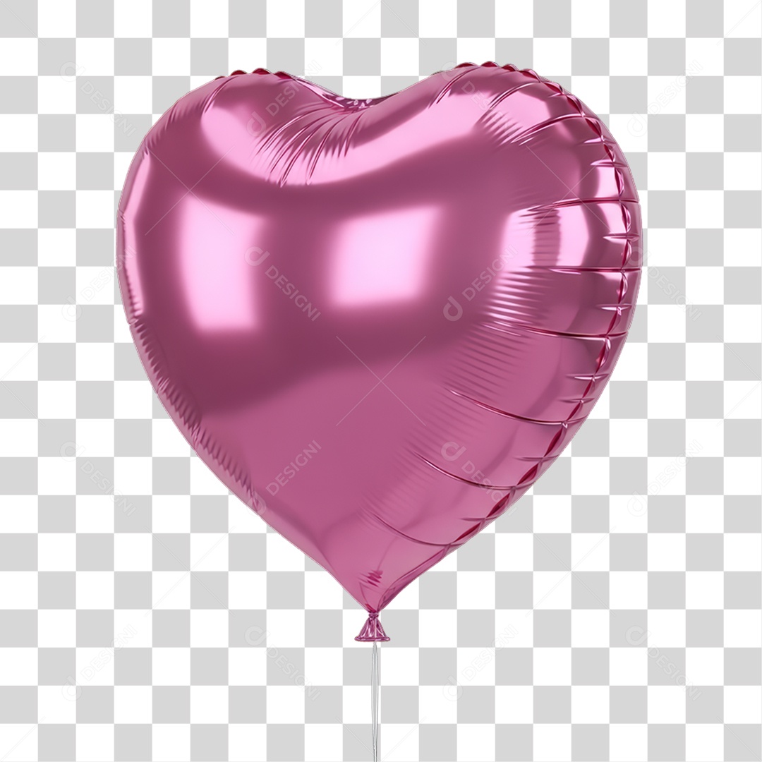 Decoração Balão Dia da Mulher PNG Transparente