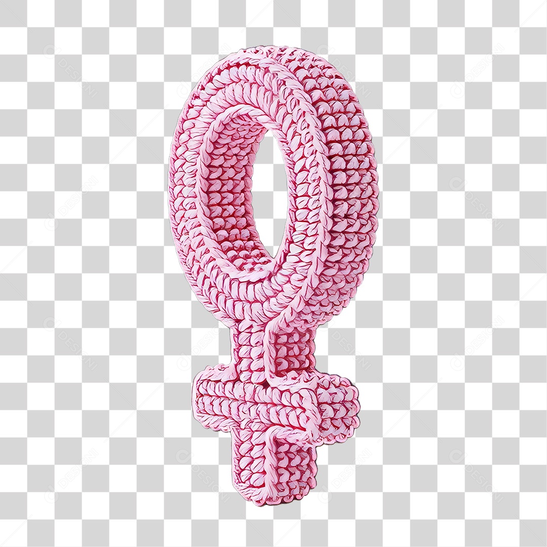 Símbolo Feminino Dia da Mulher PNG Transparente