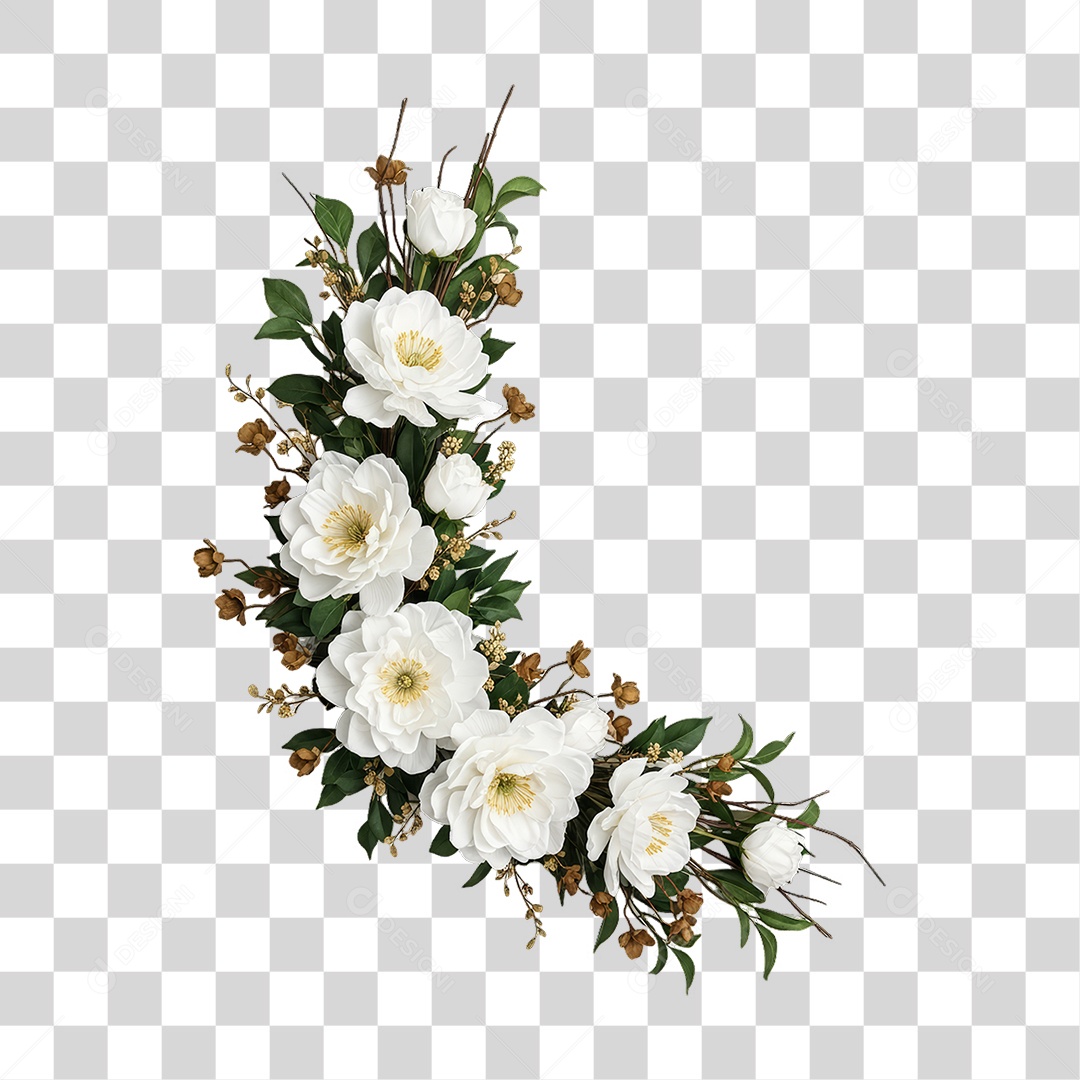 Flores Rosas Dia da Mulher PNG Transparente