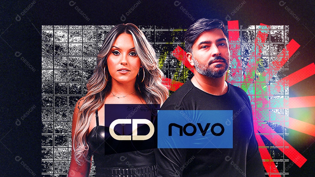 Flyer Banner CD Novo Dupla Social Media PSD Editável